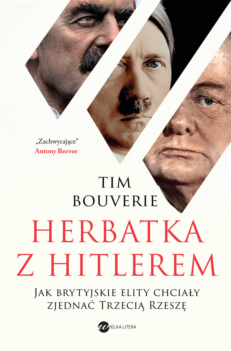 Tim Bouverie - Herbatka z Hitlerem - okładka książki
