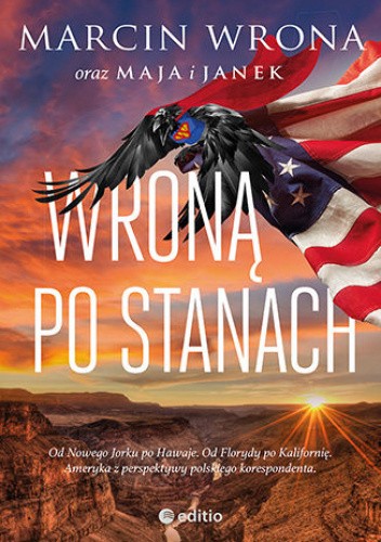 Marcin Wrona - „Wroną po Stanach” - okładka książki