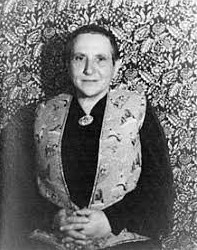Gertrude Stein - fotografia czarno-biała