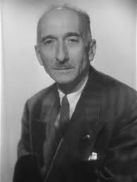 François Mauriac - fotografia czarno-biała
