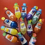 Wykonane przez dzieci prace - balonowe klauny