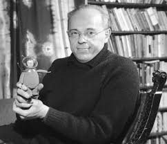 Stanisław Lem - fotografia czarno-biała