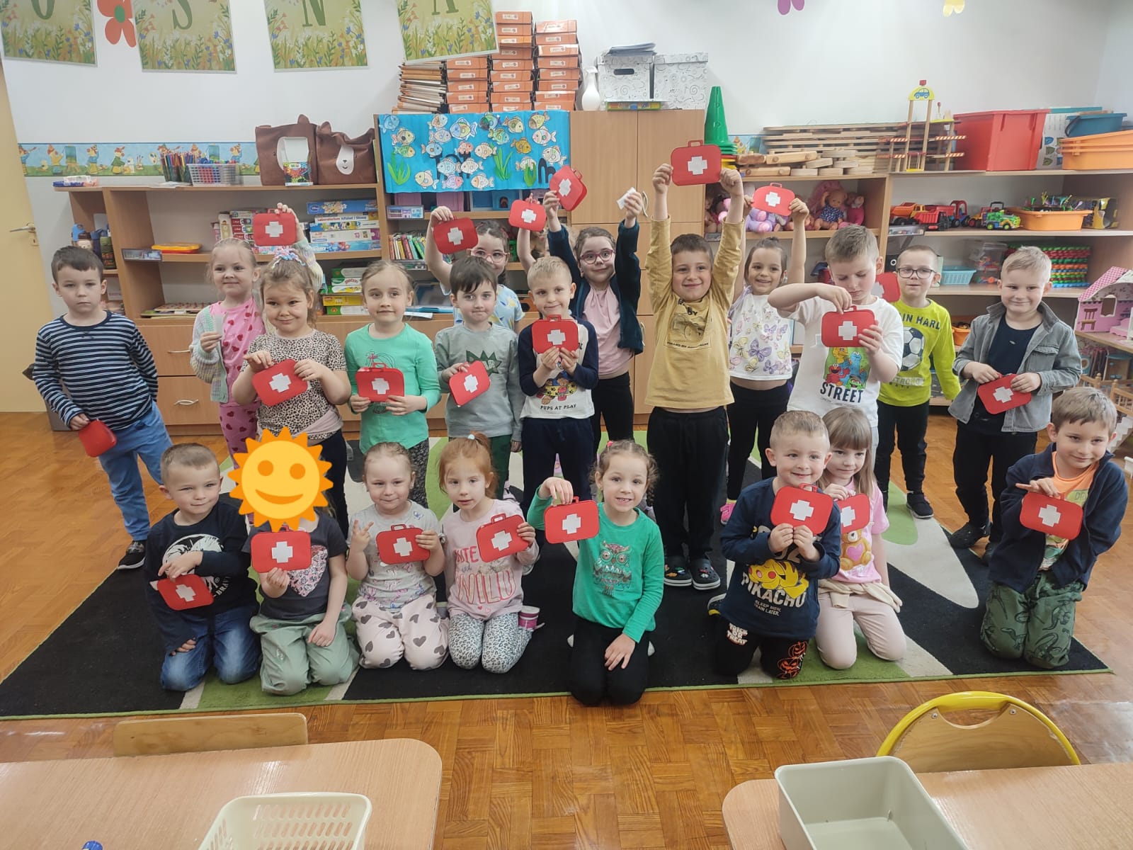 Grupowe zdjęcie uczestników zajęć