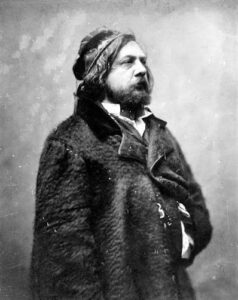 Theophile Gautier - fotografia czarno-biała