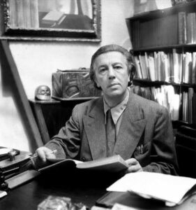 André Breton - fotografia czarno-biała