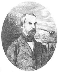 Konstanty Gaszyński - rycina czarno-biała